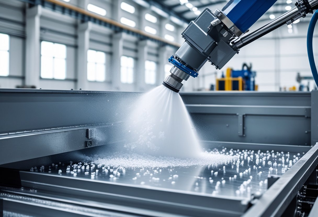 Using Kaeser M125 Portable Air Compressor for Dry Ice Blasting Jobs