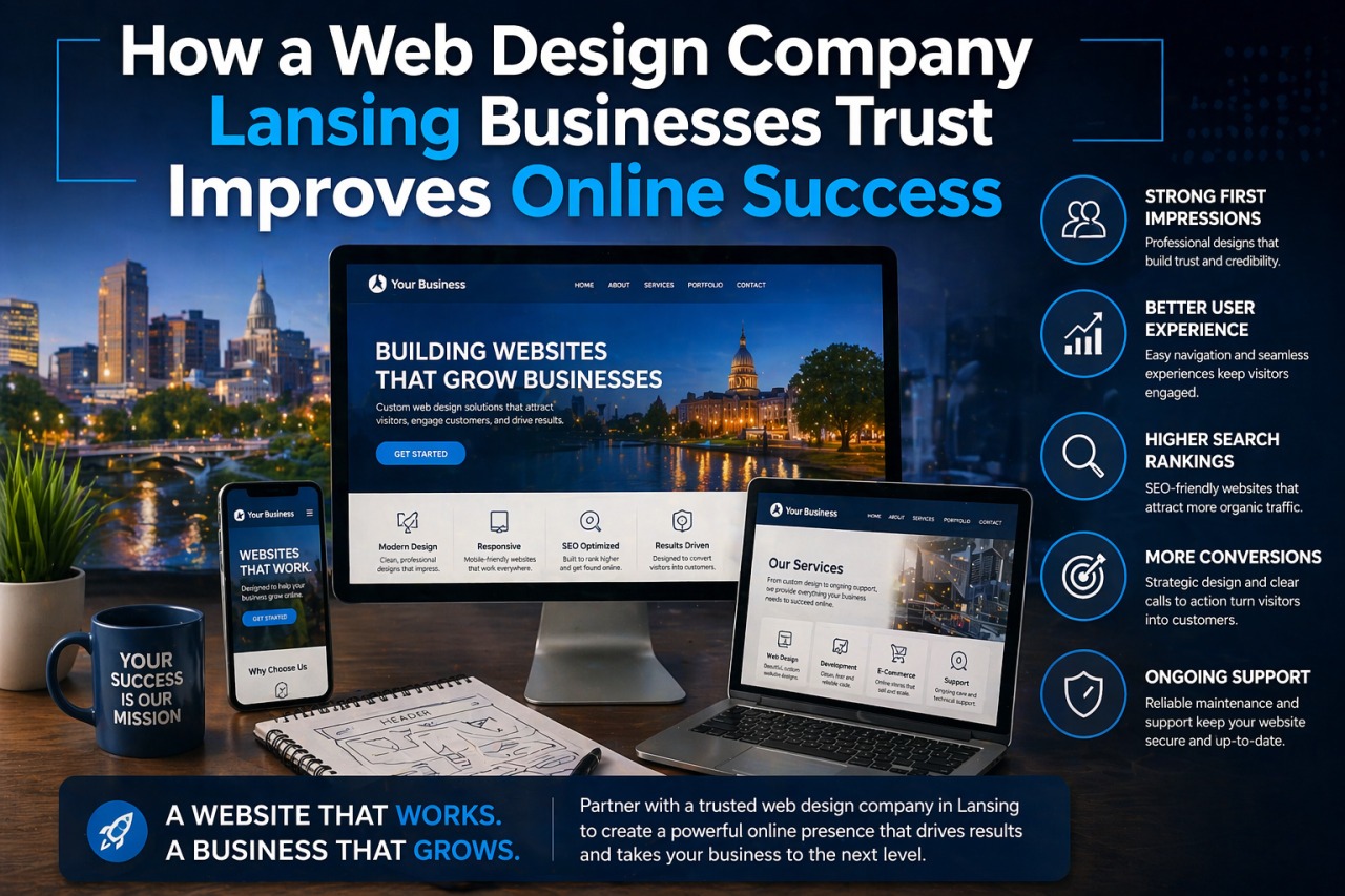 How a Web Design Company Lansing Businesses Trust Improves Online Success